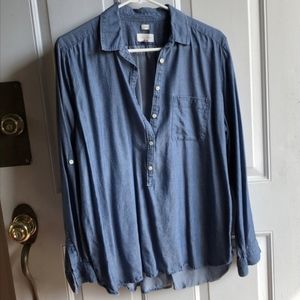 LOFT Super Soft Lightweight Denim Tunic